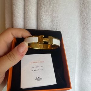 Hermés H clic bracelet